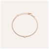 Stroili Bracciale Tennis Romantic Shine Metallo Rosa Cristallo