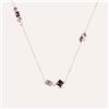 Stroili Collana Violet Ottone Rosa Cristallo