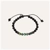 Stroili Bracciale Man Code Ottone Nero Turchese Ossidiana