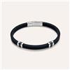 Stroili Bracciale Man Code Acciaio Bicolore Bianco / Nero