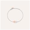 Stroili Bracciale Sunrise Acciaio Bicolore Bianco / Rosa Cristallo