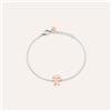 Stroili Bracciale Sunrise Acciaio Bicolore Bianco / Rosa Cristallo