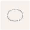 Stroili Bracciale Catena Gentleman Argento Rodiato