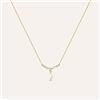 Stroili Collana Gabrielle Oro Giallo Perla D'Acqua Dolce Cubic Zirconia