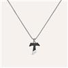 Stroili Collana Man Code Acciaio Bicolore Bianco / Nero Cubic Zirconia