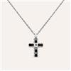 Stroili Collana Man Code Acciaio Bicolore Bianco / Nero Cubic Zirconia