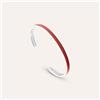 Stroili Bangle in acciaio con smalto rosso