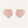 Stroili Orecchini a lobo Lady Sweet Acciaio Rosato Cuore