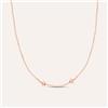 Stroili Catenina Love Beats Argento Rosa