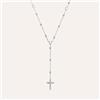 Stroili Collana Rosario Silver Collection Argento Rodiato Cubic Zirconia