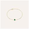 Stroili Bracciale Charlotte Oro Giallo Smeraldo Diamante