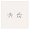 Stroili Orecchini Lobo Silver Moments Argento Rodiato Cubic Zirconia