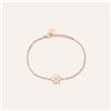 Stroili Bracciale Lady Sweet Acciaio Rosato Fiocco di neve e Cristalli