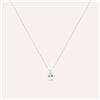 Stroili Collana Punto Luce Acquamarina Oro Bianco Acquamarina Diamante