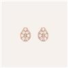 Stroili Orecchini Lobo Silver Moments Argento Rosa Cubic Zirconia