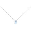Stroili Collana Punto Luce Acquamarina Oro Bianco Acquamarina Diamante