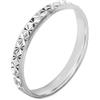 Stroili Fede Classica Diamantata 3 mm Oro Bianco
