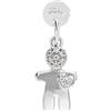 Stroili Pendente Love Beats Argento Rodiato Cubic Zirconia