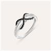 Stroili Anello Fantasia Silver Shine Argento Rodiato Cubic Zirconia