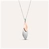 Stroili Collana Sunrise Acciaio Bicolore Bianco / Rosa