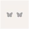 Stroili Orecchini Lobo Silver Moments Argento Rodiato Cubic Zirconia