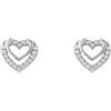 Stroili Orecchini Lobo Silver Moments Argento Rodiato Cubic Zirconia
