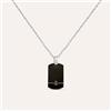 Stroili Collana Man Code Acciaio Bicolore Bianco / Nero