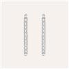 Stroili Orecchini Pendenti Tennis Romantic Shine Metallo Cristallo
