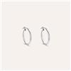 Stroili Orecchini A Cerchio Silver Collection Argento Rodiato
