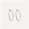 Stroili Orecchini A Cerchio Silver Collection Argento Rodiato