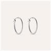 Stroili Orecchini A Cerchio Silver Collection Argento Rodiato