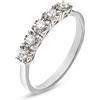 Stroili Anello Riviere Diamotion Oro Bianco Diamante