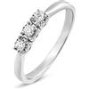 Stroili Anello Trilogy Diamotion Oro Bianco Diamante