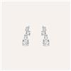 Stroili Orecchini Pendenti Silver Elegance Argento Rodiato Cubic Zirconia