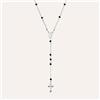 Stroili Collana Rosario Silver Collection Argento Rodiato Cristallo