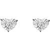 Stroili Orecchini Lobo Diamotion Oro Bianco Diamante