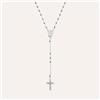 Stroili Collana Rosario Silver Collection Argento Rodiato Cubic Zirconia