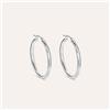 Stroili Orecchini A Cerchio Silver Collection Argento Rodiato