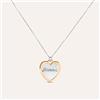 Stroili Collana Silver Collection Argento Bicolore Bianco / Rosa