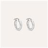 Stroili Orecchini A Cerchio Silver Collection Argento Rodiato