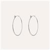 Stroili Orecchini A Cerchio Silver Collection Argento Rodiato
