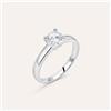 Stroili Anello Solitario Silver Elegance Argento Rodiato Cubic Zirconia