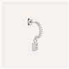 Stroili Mono Orecchino A Cerchio Silver Moments Argento Rodiato Cubic Zirconia
