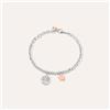 Stroili Bracciale Sunrise Acciaio Bicolore Bianco / Rosa Cristallo