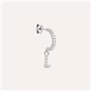 Stroili Mono Orecchino A Cerchio Silver Moments Argento Rodiato Cubic Zirconia
