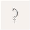 Stroili Mono Orecchino A Cerchio Silver Moments Argento Rodiato Cubic Zirconia