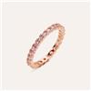 Stroili Anello Eternity Silver Rainbow Argento Rosa Cubic Zirconia