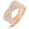Stroili Anello Fantasia Lady Phantasya Acciaio Rosato e Cristalli