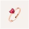 Stroili Anello Solitario Silver Rainbow Argento Rosa Cubic Zirconia
