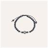 Stroili Bracciale Man Code Acciaio Bicolore Bianco / Nero Onice